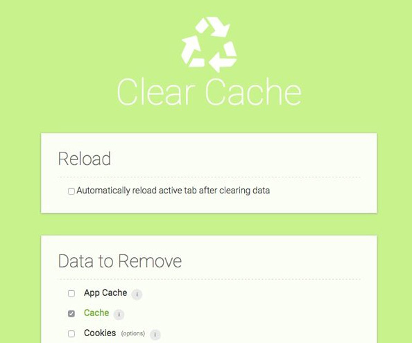 ワンクリックでキャッシュを削除できるChrome拡張機能「Clear Cache」が意外と便利！